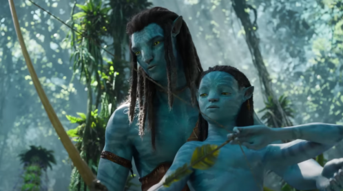 A screenshot from the "Avatar: The Way of Water" trailer
