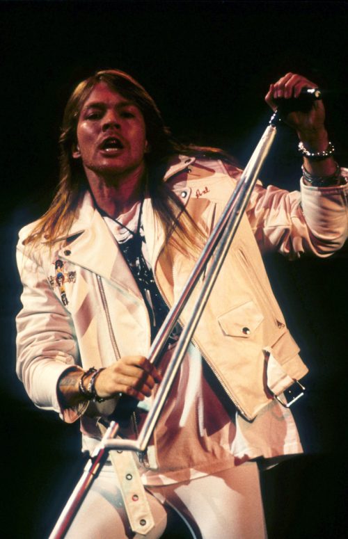 Axl Rose performing circa 1980s
