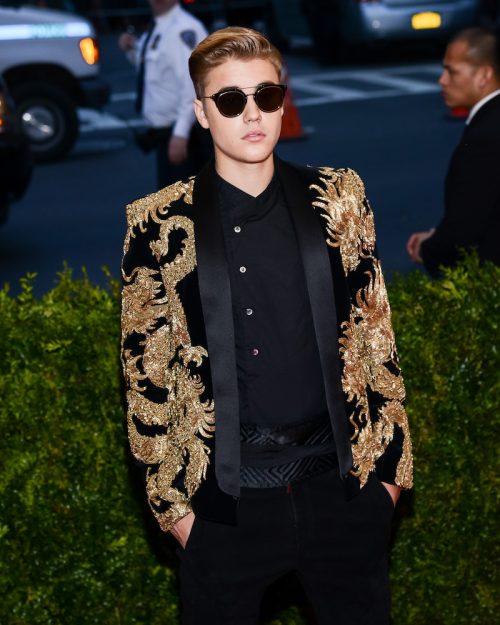 Justin Bieber at the 2015 Met Gala