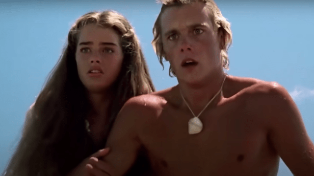 Brooke Shields and Christopher Atkins in "The Blue Lagoon"