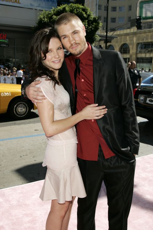 Sophia Bush and Chad Michael Murray at the premiere of "A Cinderella Story" in 2004