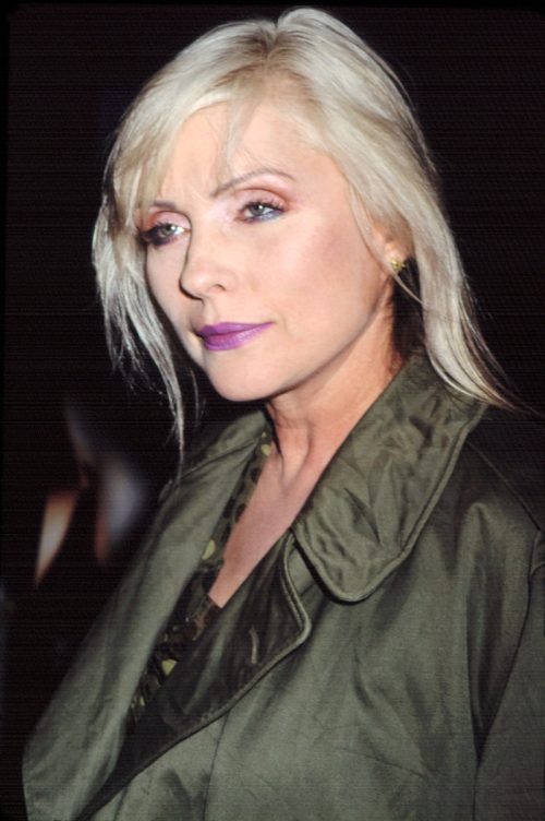 Debbie Harry at the premiere of "Mulholland Drive" in 2001