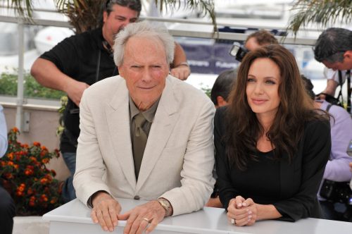 Clint Eastwood and Angelina Jolie at the 2008 Cannes Film Festival