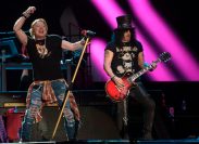 Guns N' Roses performing at the Vive Latino 2020 festival in Mexico City