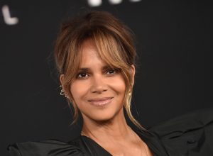 Halle Berry at the premiere of "Moonfall" in January 2022