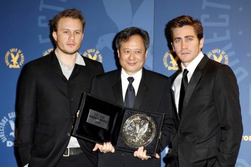 Heath Ledger, Ang Lee, and Jake Gyllenhaal at the 2006 Directors Guild of America Awards
