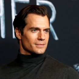 Henry Cavill at the premiere of "The Witcher" in 2019