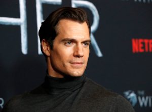 Henry Cavill at the premiere of "The Witcher" in 2019