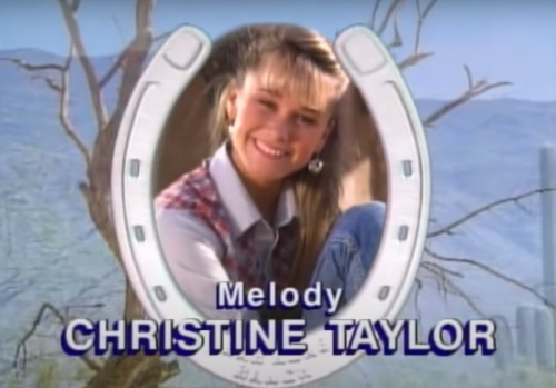 Christine Taylor in the "Hey Dude" intro