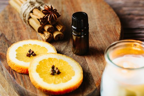 simple orange essential oil blend