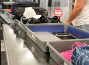 carry-on baggage through security