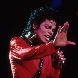 Michael Jackson performing in Tokyo in 1987