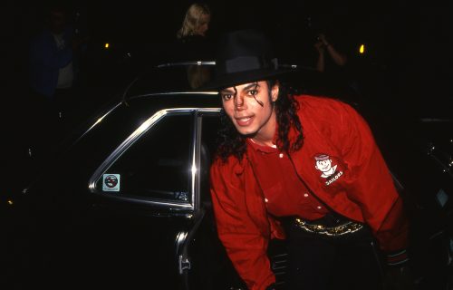 Michael Jackson in Los Angeles circa 1990