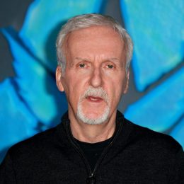 James Cameron at a photocall for "Avatar: The Way of Water" in London in December 2022