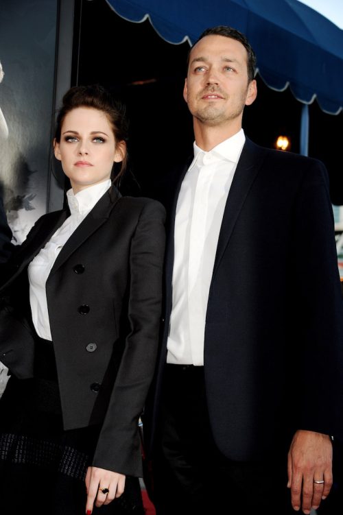 Kristen Stewart and Rupert Sanders at a screening of "Snow White and the Huntsman" in 2012