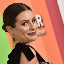 Lea Michele at the amfAR Gala Los Angeles in 2019