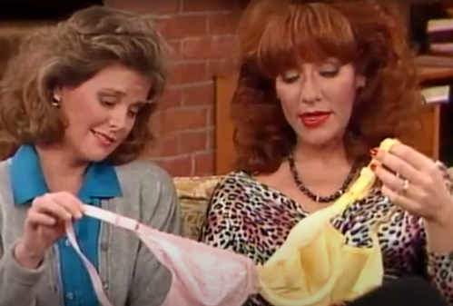 Amanda Bearse and Katey Sagal on "Married... with Children"