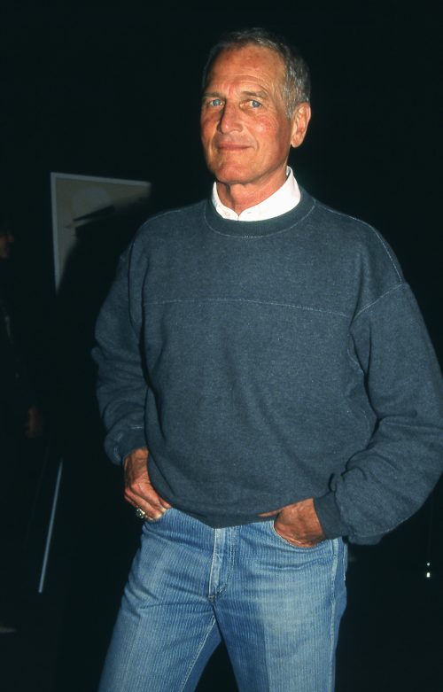 Paul Newman photographed in Los Angeles circa 1990