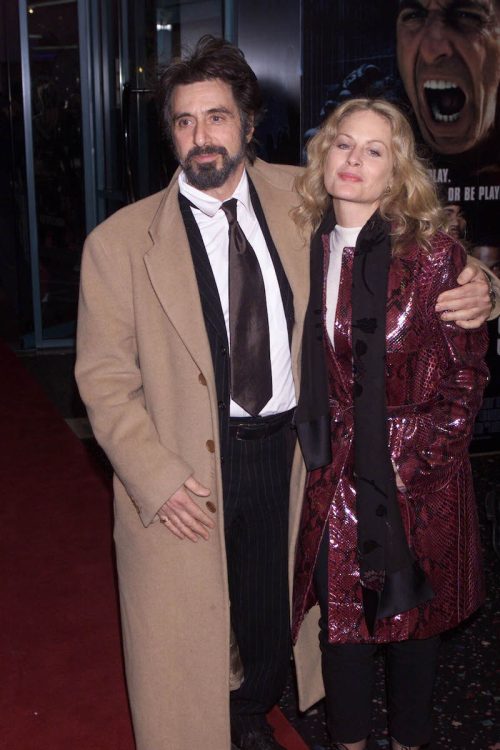 Al Pacino and Beverly D'Angelo at the UK premiere of "Any Given Sunday" in 2000