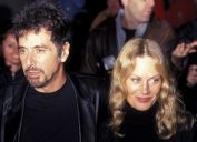 Al Pacino and Beverly D'Angelo at the premiere party for "The Insider" in 1999
