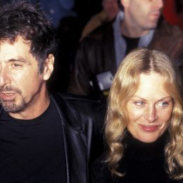 Al Pacino and Beverly D'Angelo at the premiere party for "The Insider" in 1999