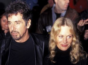 Al Pacino and Beverly D'Angelo at the premiere party for "The Insider" in 1999
