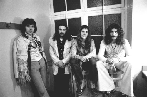 Black Sabbath's Tony Iommi, Bill Ward, Ozzy Osbourne, Geezer Butler in 1971