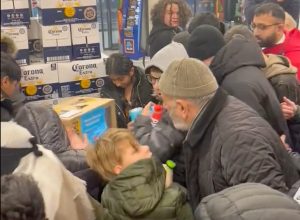 Bizarre Moment Shoppers Stampede and Adults Fight Children Over Viral Energy Drink. "Absolute Carnage."
