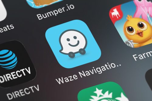 waze app on phone