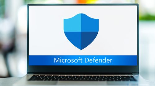 microsoft defender on laptop