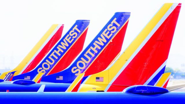 southwest airlines planes