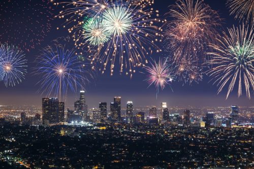 Los Angeles New Year's Eve Fireworks