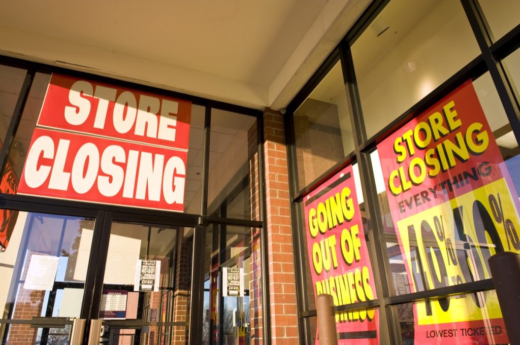 store closing signs