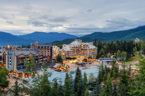 Whistler British Columbia in the Winter Time