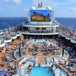 Pool Deck of Cruise Ship