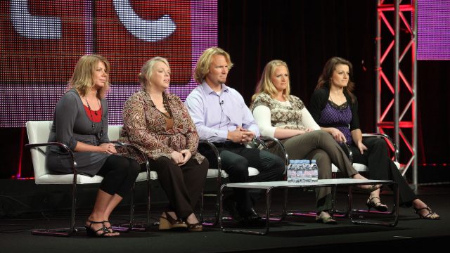 The cast of "Sister Wives" in 2010