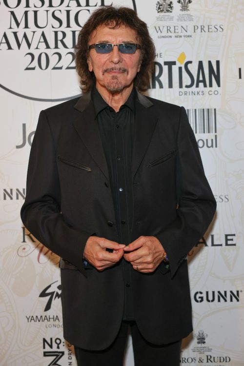 Tony Iommi at The Boisdale Music Awards in September 2022