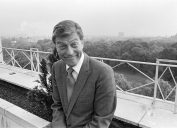 Dick Van Dyke on the roof of The Dorchester Hotel in 1967