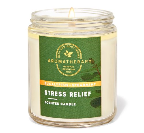 Bath & Body Works Aromatherapy Stress Relief Single Wick Candle