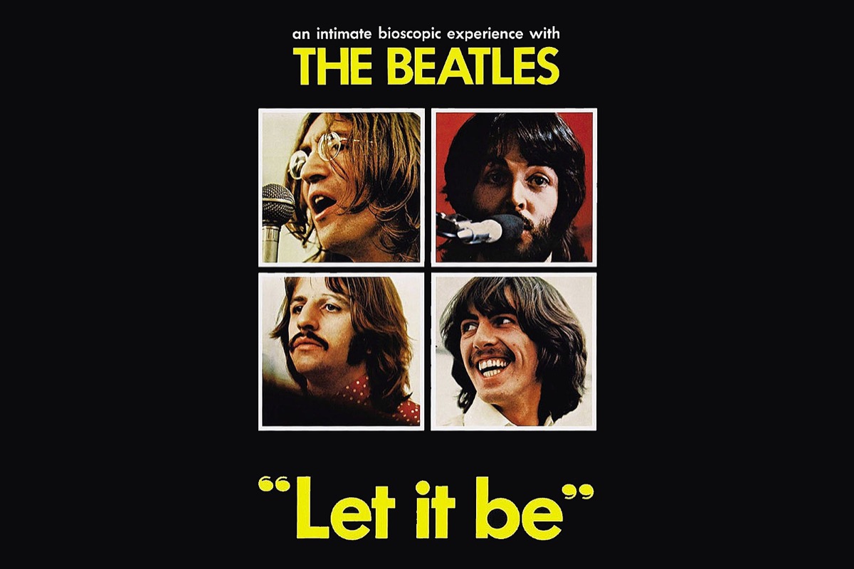 The Beatles "Let It Be" 1970 movie poster