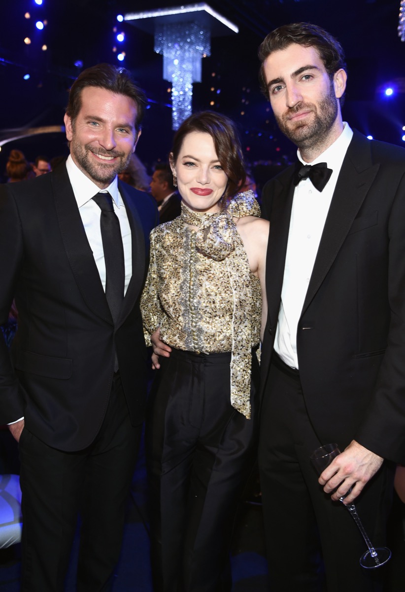 Bradley Cooper, Emma Stone, and Dave McCary in 2019