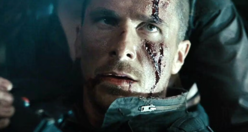 Christian Bale in the Terminator