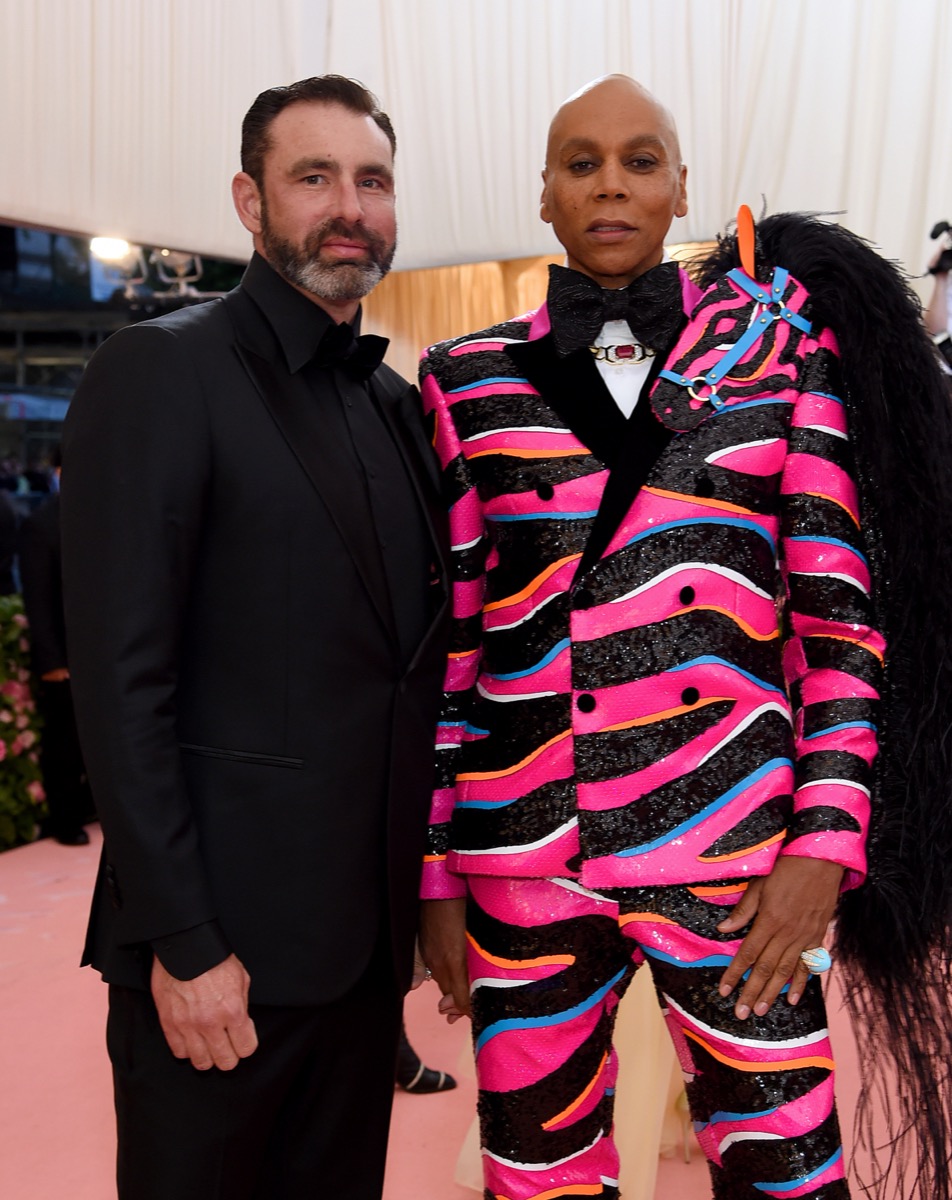 Georges LeBar and RuPaul in 2019
