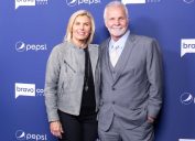 below deck captain sandy yawn and captain lee rosbach on the red carpet