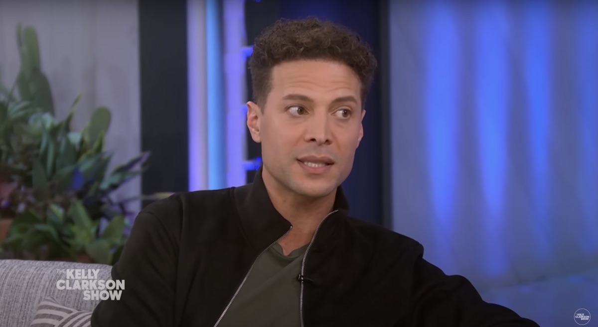 Justin Guarini on The Kelly Clarkson Show in 2023