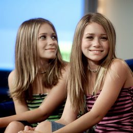 Mary-Kate and Ashley Olsen in 2001