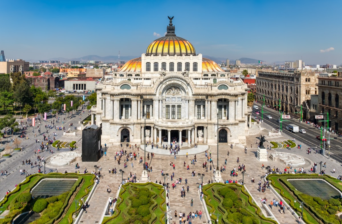 Palace of Fien Arts in Mexico