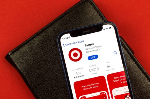 Target app on an iphone
