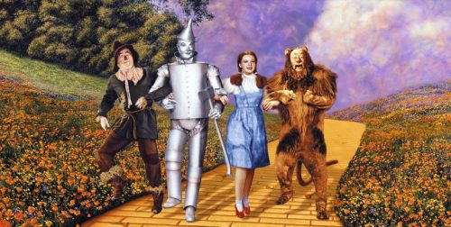 The Wizard of Oz scene. 