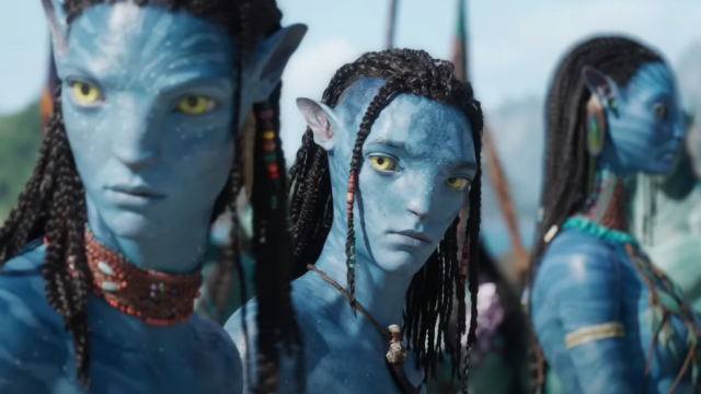 A screenshot from the "Avatar: The Way of Water" trailer